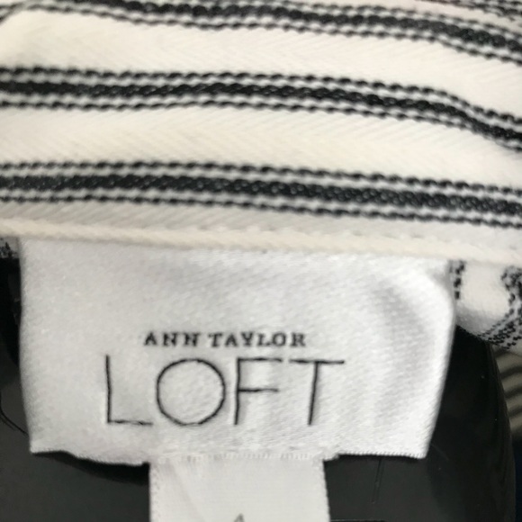 Loft Striped Blazer Sz 4 - Picture 5 of 5